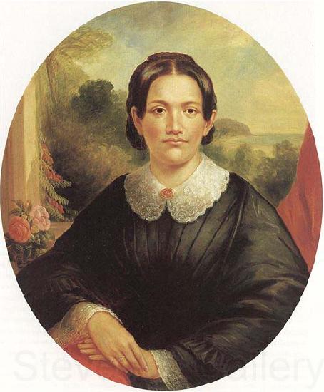 John Mix Stanley Portrait of Mrs. Benjamin Pitman Norge oil painting art